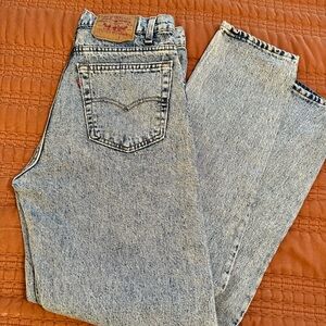 Vintage Acid Washed Levi's Jeans 33x34